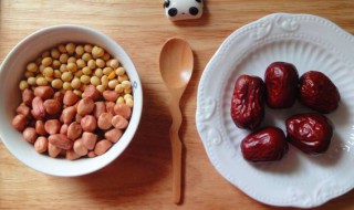 红枣花生露做法图解 健康养生饮品