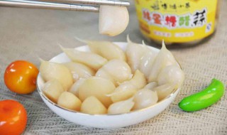 糖醋蒜怎样腌好吃 怎么处理