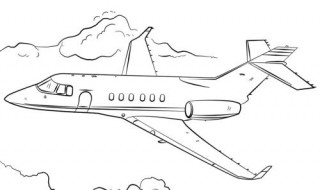 简笔画飞机的画法 飞机简笔画的画法