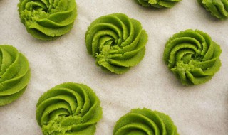 抹茶曲奇做法 抹茶曲奇饼干的做法大全