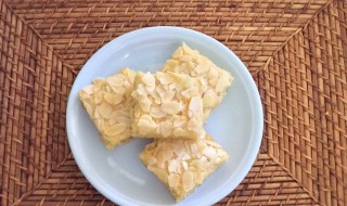 制作杏仁糕的方法 制作杏仁糕的方法介绍