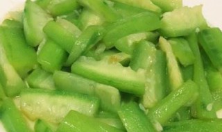 白油丝瓜制作方法 做丝瓜的步骤