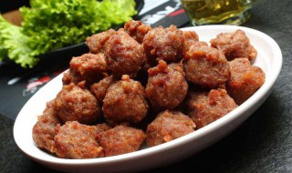 肉丸子怎么炸 肉丸子的做法介绍