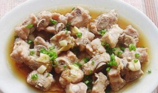 清蒸排骨要蒸多久 清蒸排骨的做法