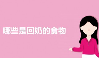哪些是回奶的食物 回奶的食物介绍