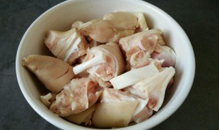 猪蹄的清炖方法 猪蹄的清炖方法介绍