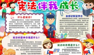 小学生宪法知识要点 小学生宪法的内容