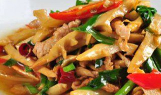 干水笋炒肉怎么做 如何竹笋炒肉