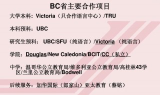 bc是指什么大学 bc是哪一所大学