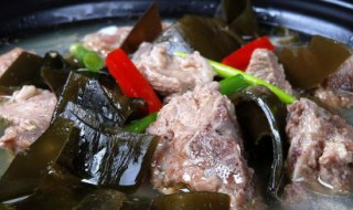 筒子骨炖海带怎么做 孩子见了再也不挑食了