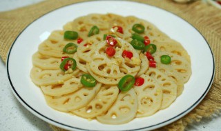 藕片怎么做好吃又简单 凉拌藕片做法介绍