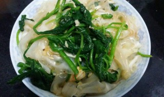怎么做菠菜粉皮 菠菜粉皮的做法