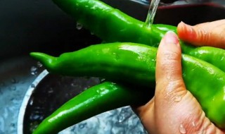清洗青椒方法 正确清洗青椒的方法介绍
