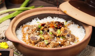 煲仔排骨饭做法步骤 家庭自制煲仔饭的做法