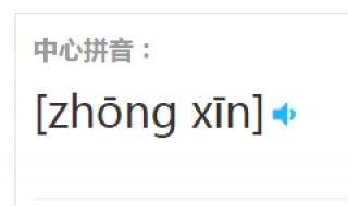 中心的拼音 中心的拼音是什么