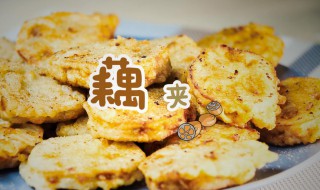 香酥藕夹的做法 香酥藕夹怎样做