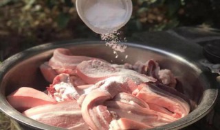 腌制腊肉8斤肉放多少盐 用什么肉腌制好吃