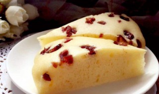 蔓越莓发糕如何做 蔓越莓发糕怎么做