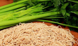 芹菜面如何做 芹菜面怎么做