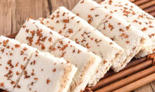 如何做红豆桂花糕 红豆桂花糕怎么做