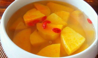 红薯枸杞汤如何做 红薯枸杞汤的做法