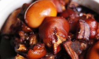 甜醋猪脚姜如何做 做酸甜猪脚的步骤