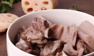 藕炖排骨汤如何做 藕炖排骨汤做法