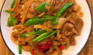 怎样做肉炒干笋 肉丝炒干笋的做法