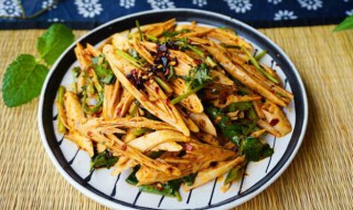 炒豆筋怎么做 素炒豆筋的做法