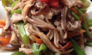 萝卜干拌猪肚丝如何做 这样做的猪肚丝最入味