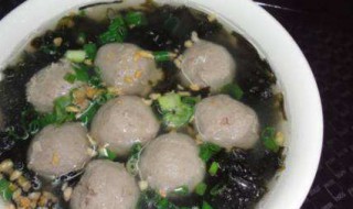 牛肉丸紫菜汤如何做 做紫菜汤的步骤
