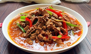 爆炒腰花怎么做 爆炒腰花的做法