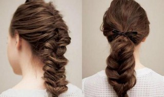 鱼骨辫编发教程 鱼骨辫的编法