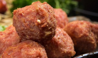 猪肉丸要怎么做 猪肉丸做法