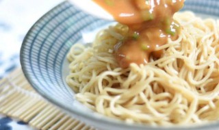 花生酱面如何做 花生酱面做法介绍