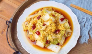 醋泡白菜如何做 醋泡白菜制作教程