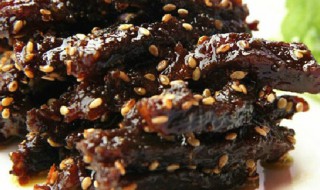 五香牛肉干如何做 微波炉制作五香牛肉干步骤