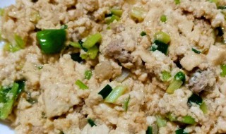 炒豆腐沫怎么做 炒豆腐沫的流程