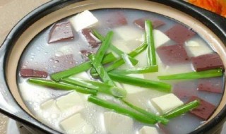 鸭血炖豆腐 如何做鸭血炖豆腐