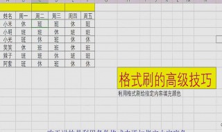 电子表格中的格式刷怎么使用? excel中格式刷怎么用