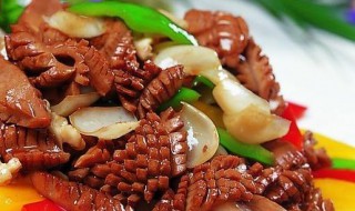 彩椒爆腰花做法窍门 怎么做彩椒爆腰花这道菜