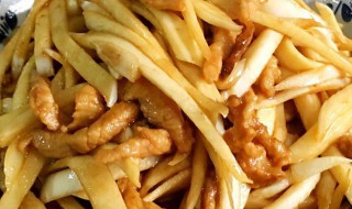 菱白肉丝的做法窍门 做菱白肉丝的窍门