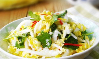 凉拌白莱教程 凉拌白莱做法介绍