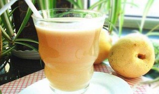 桔梗汁怎么做 桔梗梨汁做法介绍