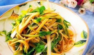 炒干豆皮的方法 炒干豆皮好吃的做法介绍