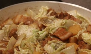 大白菜炖红烧肉窍门 怎么做白菜炖红烧肉