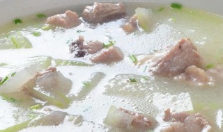 冬瓜排骨汤教程窍门 做冬瓜排骨汤的步骤