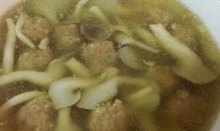 怎么做肉丸蘑菇汤 肉丸蘑菇汤做法介绍