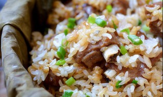 腊味荷香饭如何做 腊味荷香饭的做法介绍