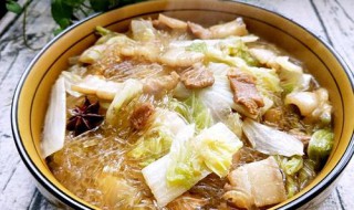 白菜粉条怎么做 白菜粉条的做法介绍
